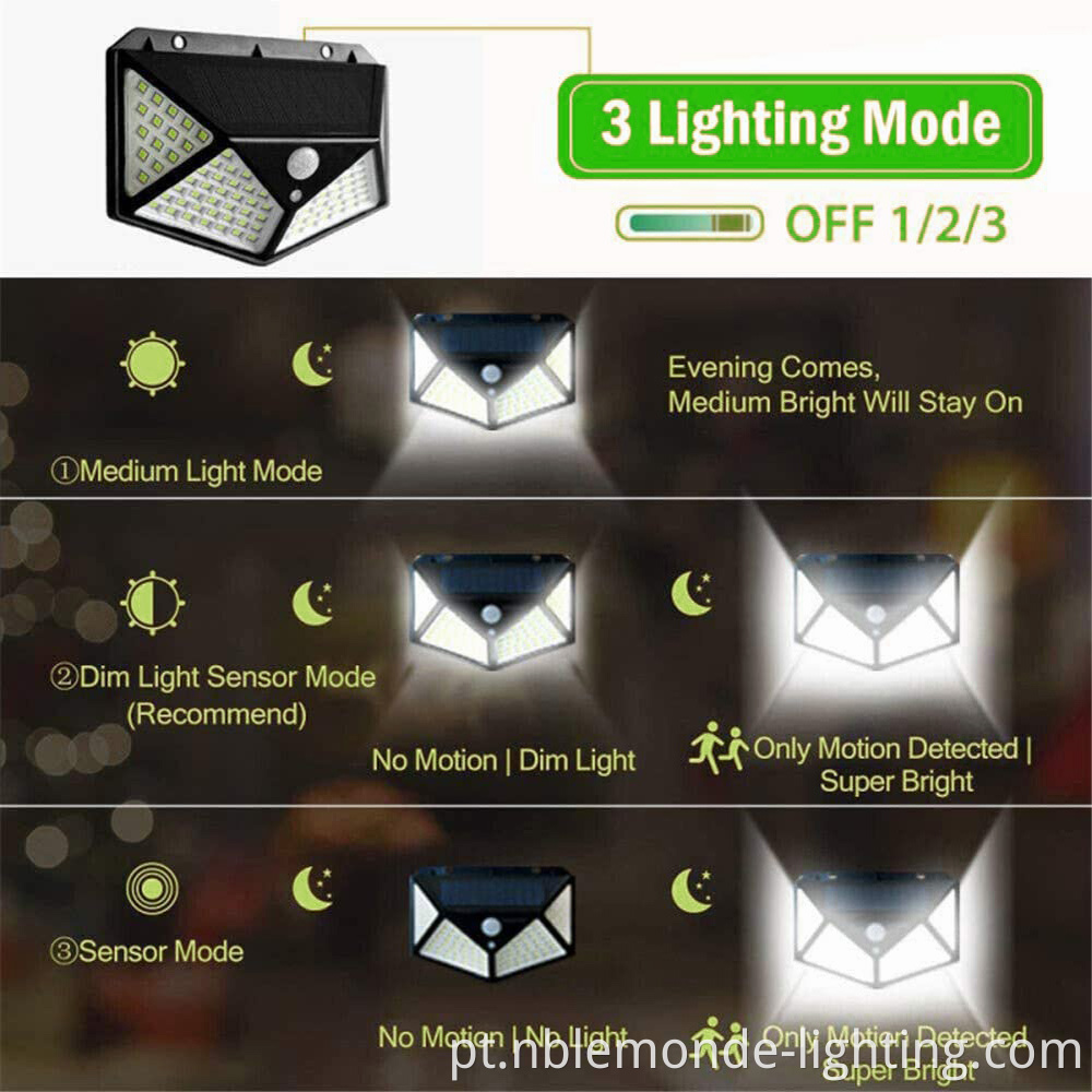 outdoor solar sensor wall lights